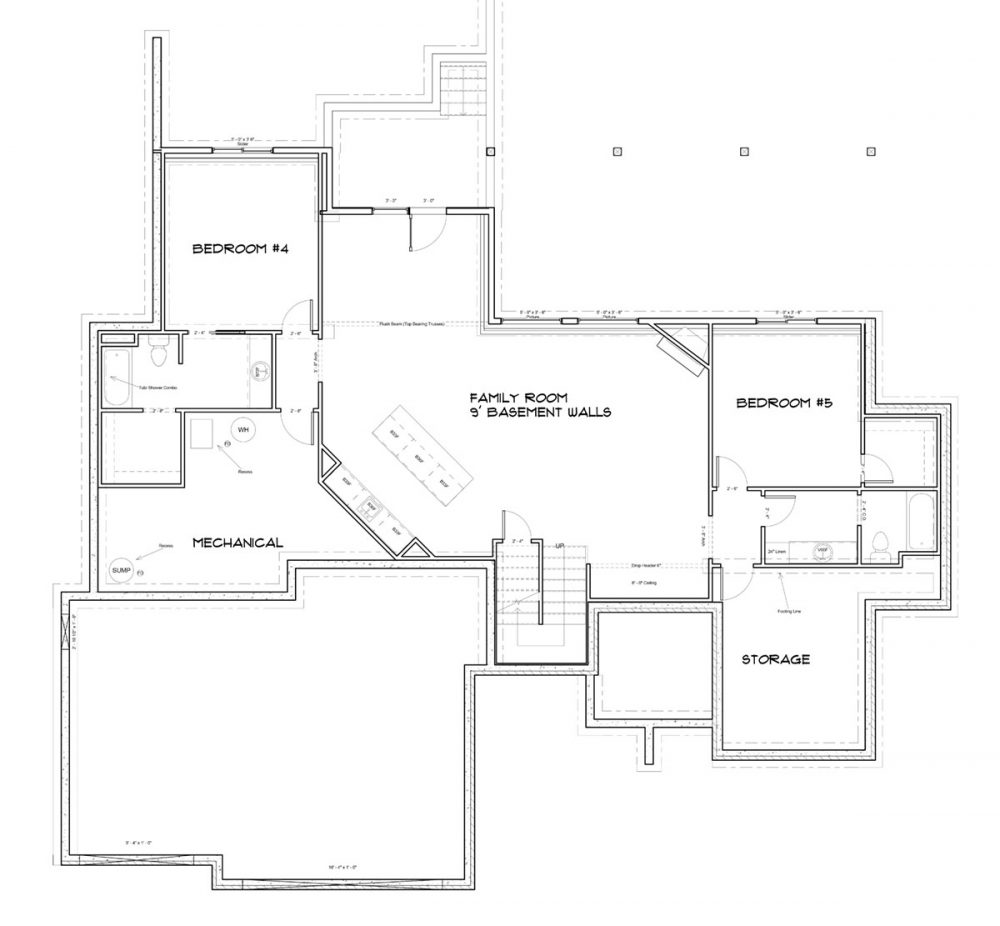 Barrington Floor Plan Foundation