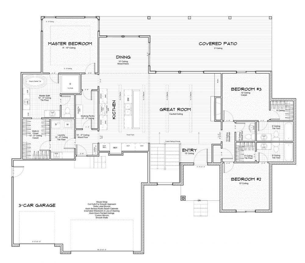 Barrington Floor Plan Main Level