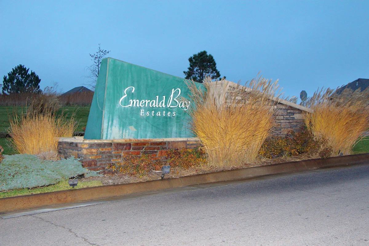 Custom homes built by Sharp Homes at Emerald Bay Estates in Wichita, KS