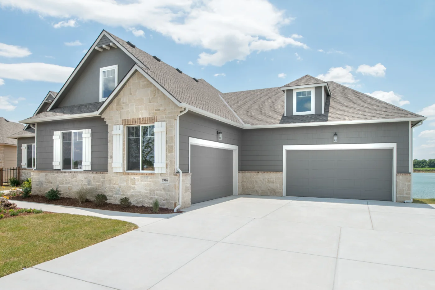 Chesapeake Floor Plan Garage Exterior