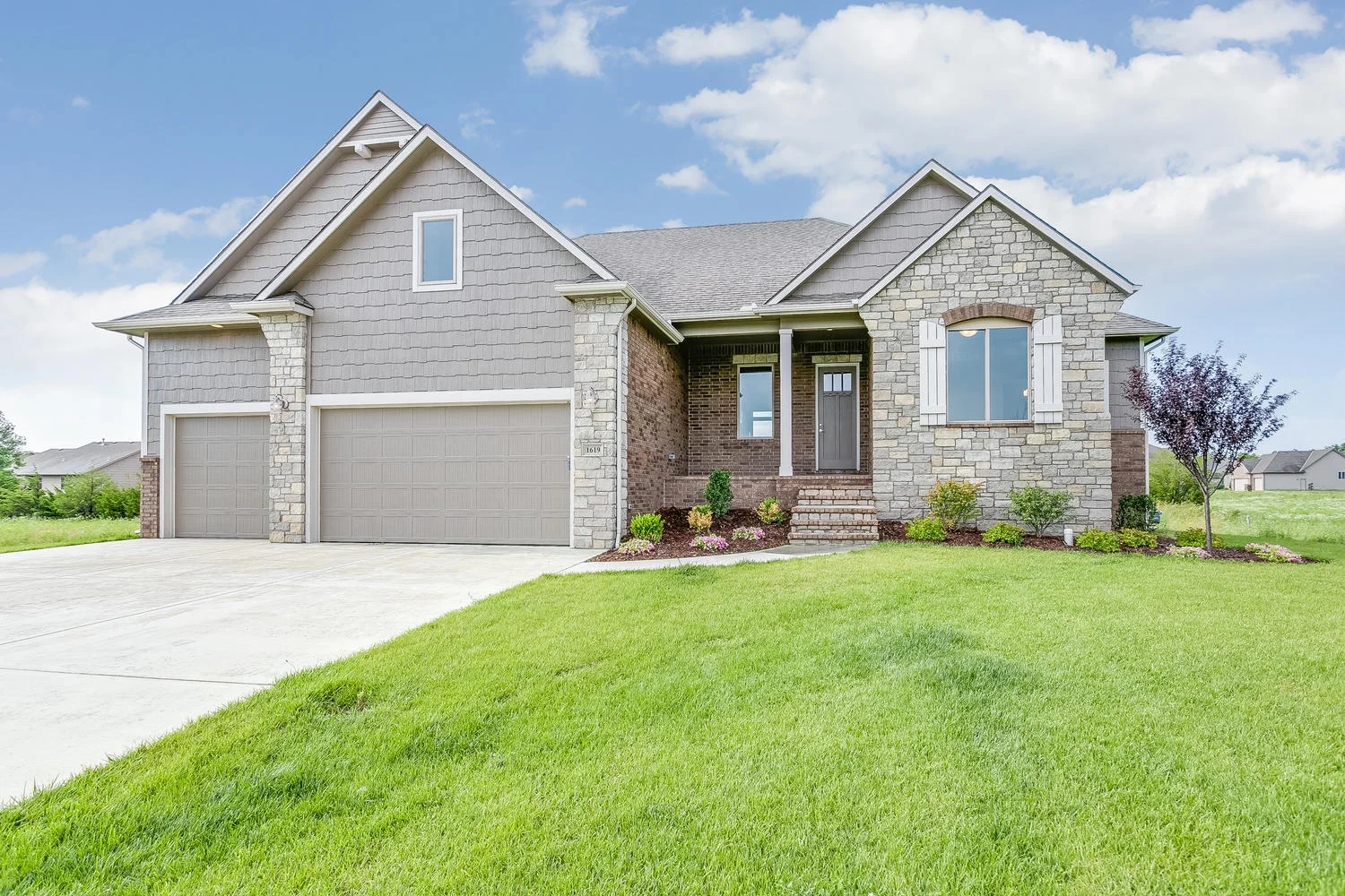 Completed Sharp Homes house after final inspection