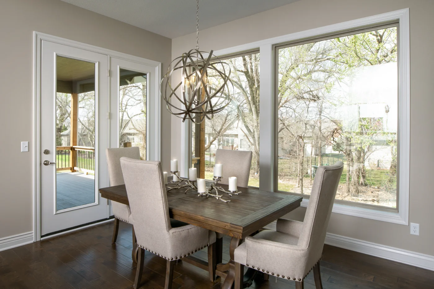 Graystone Custom New Construction Dining Room in Wichita
