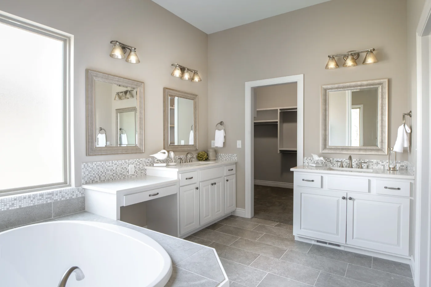 Graystone Custom New Construction Bathroom in Wichita