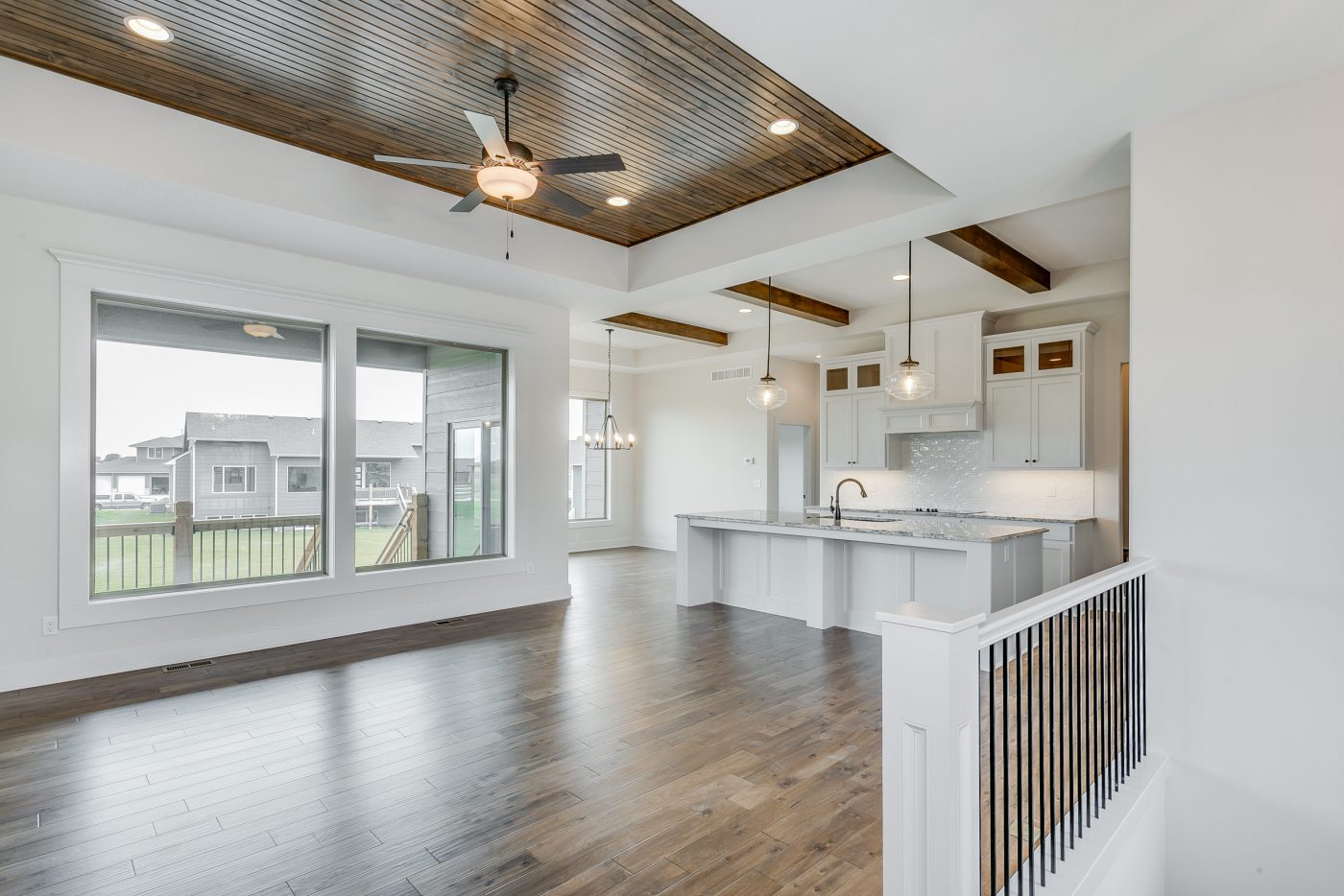 Custom New Construction Living Room in Wichita