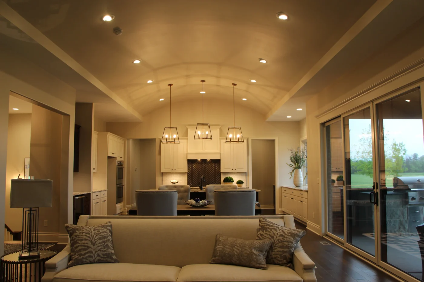 Custom New Construction Living Room in Wichita