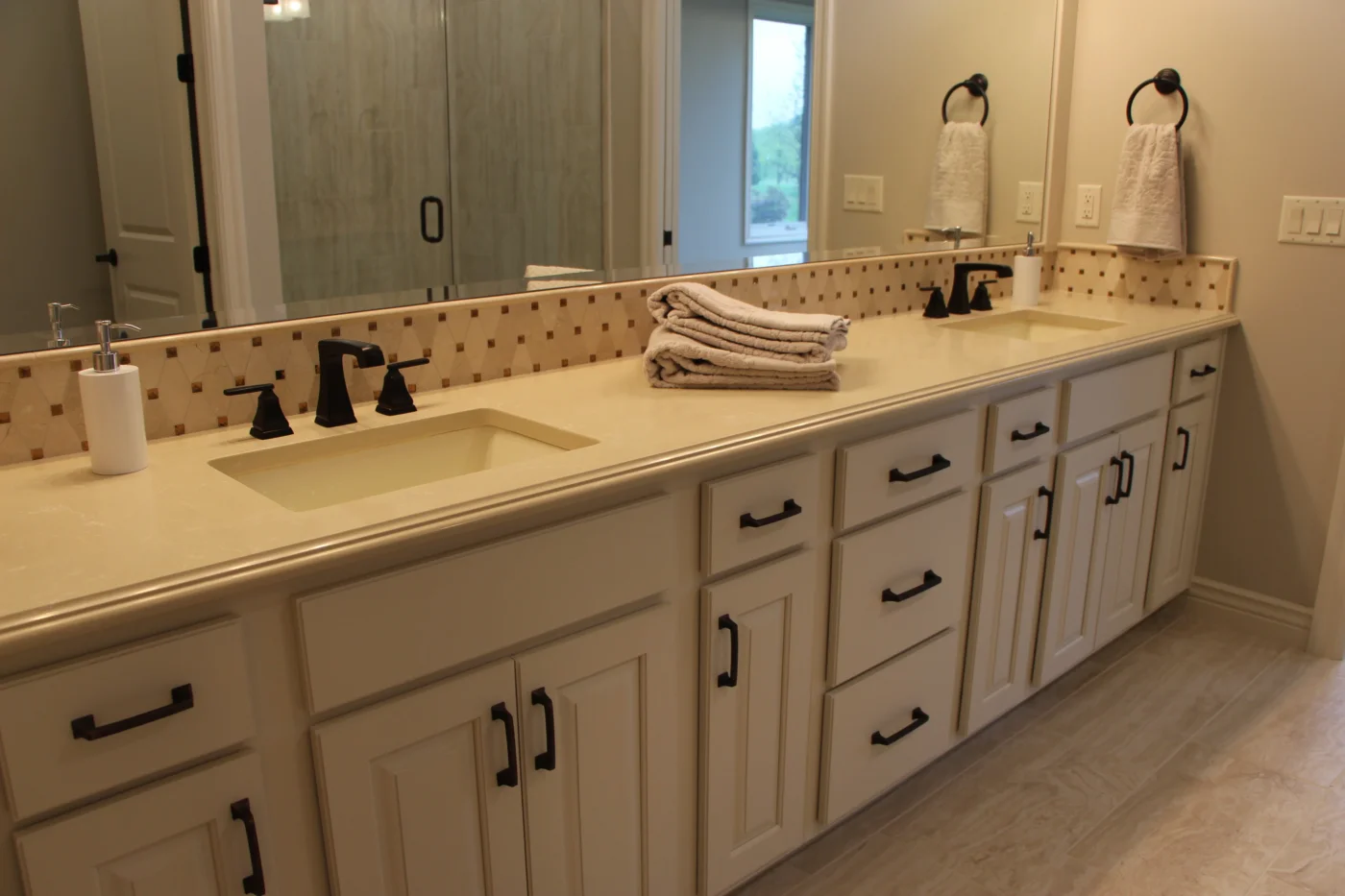 Custom New Construction Bathroom in Wichita