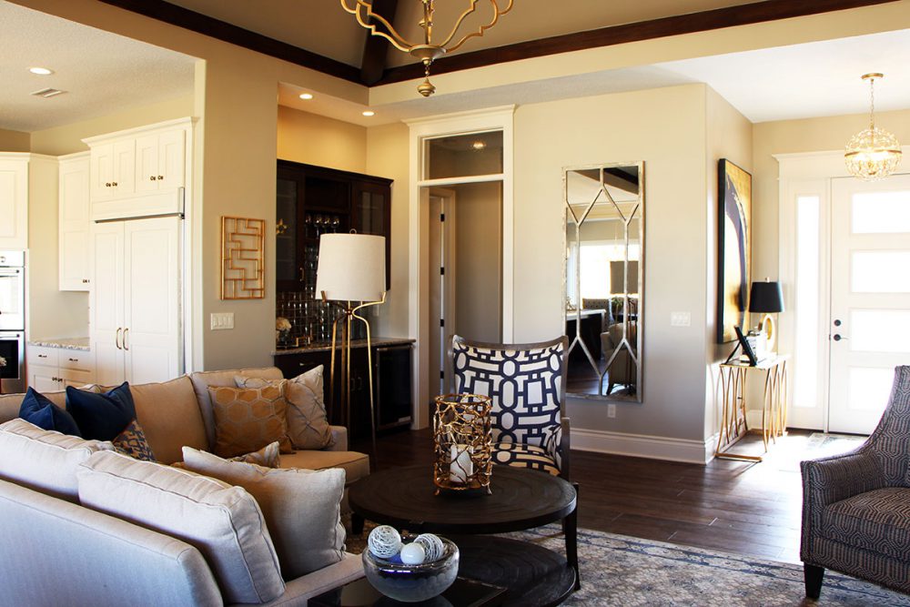 Sedona Floor Plan Living Room and Entryway