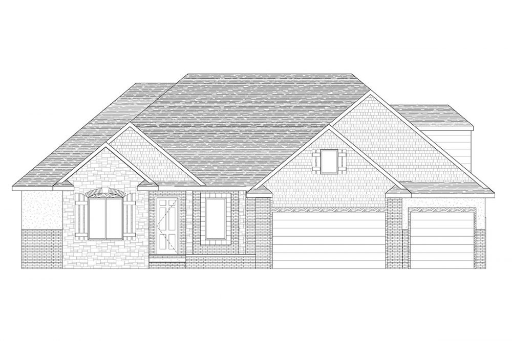 Cascade Floor Plan Front Elevation