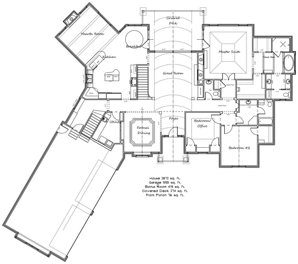 Davenport Floor Plan Main Floor