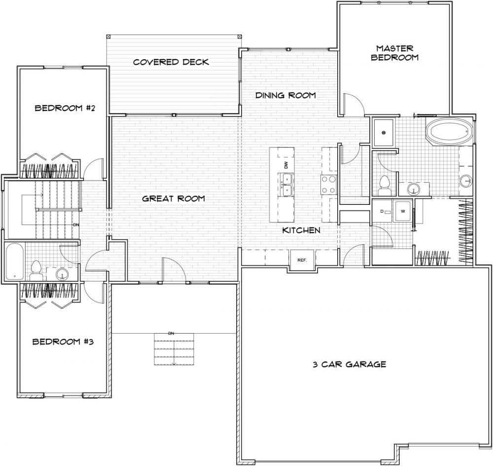 Hampton Floor Plan Main Floor