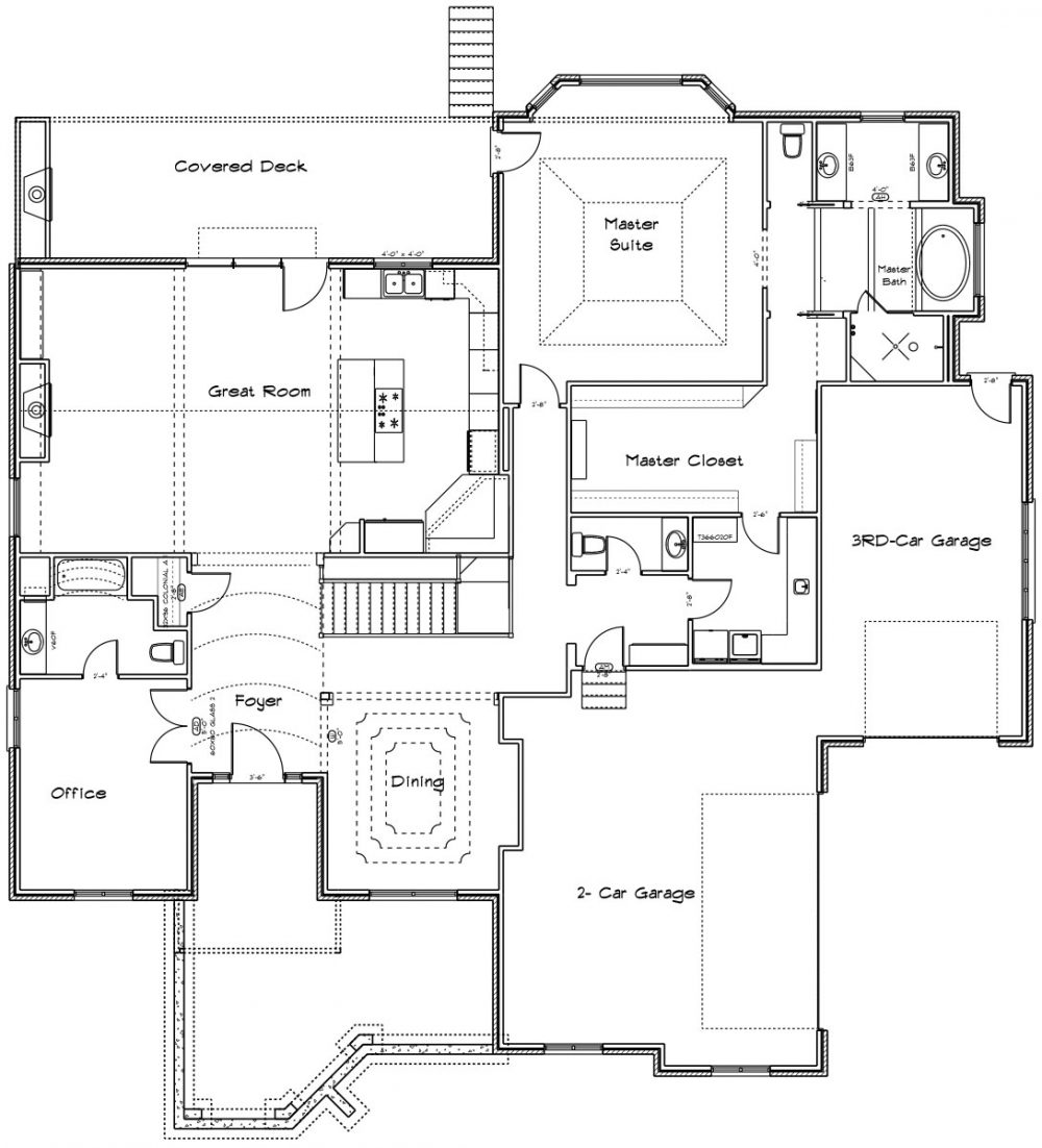Kensington Floor Plan Main Floor