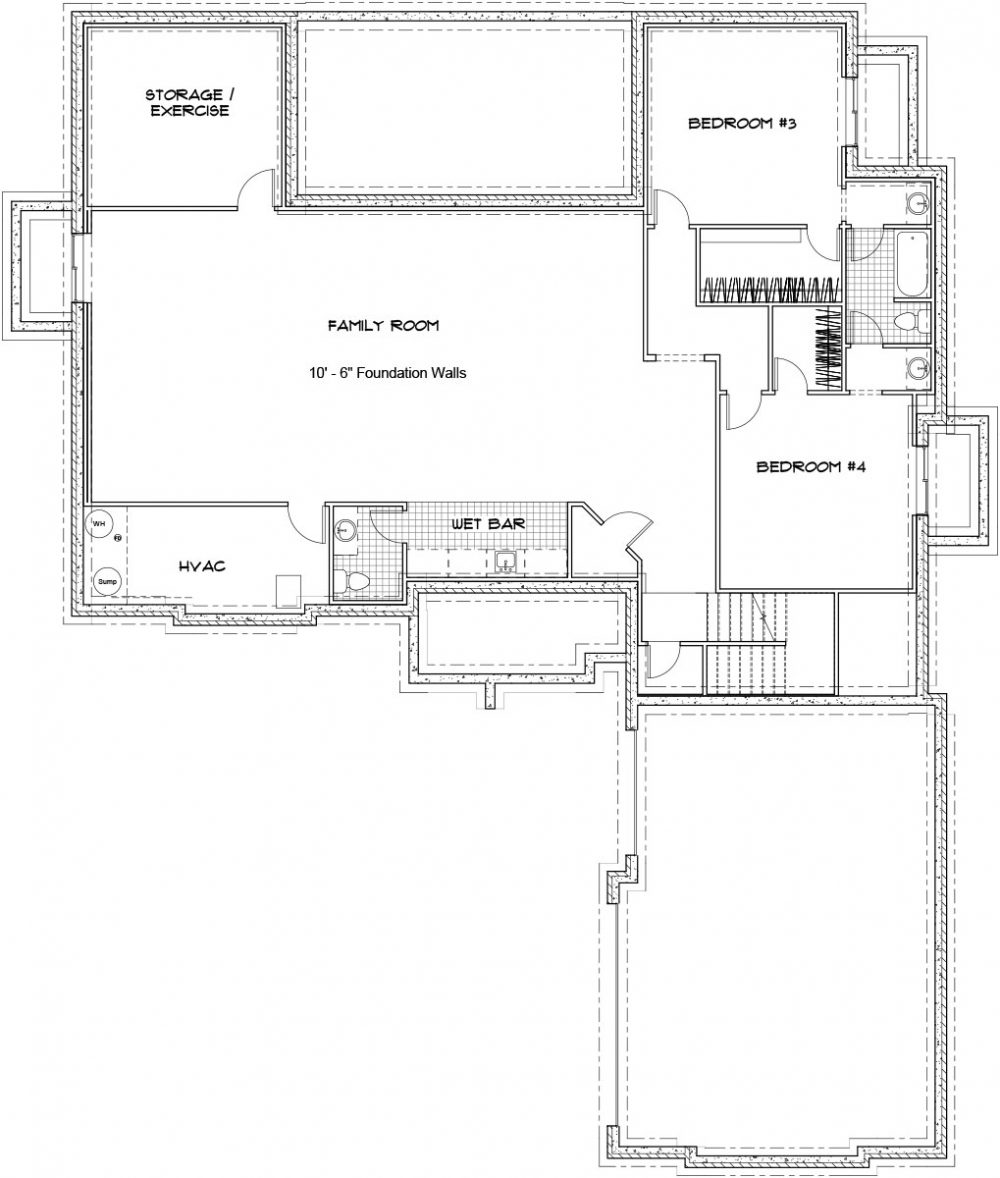 Sedona Floor Plan Foundation