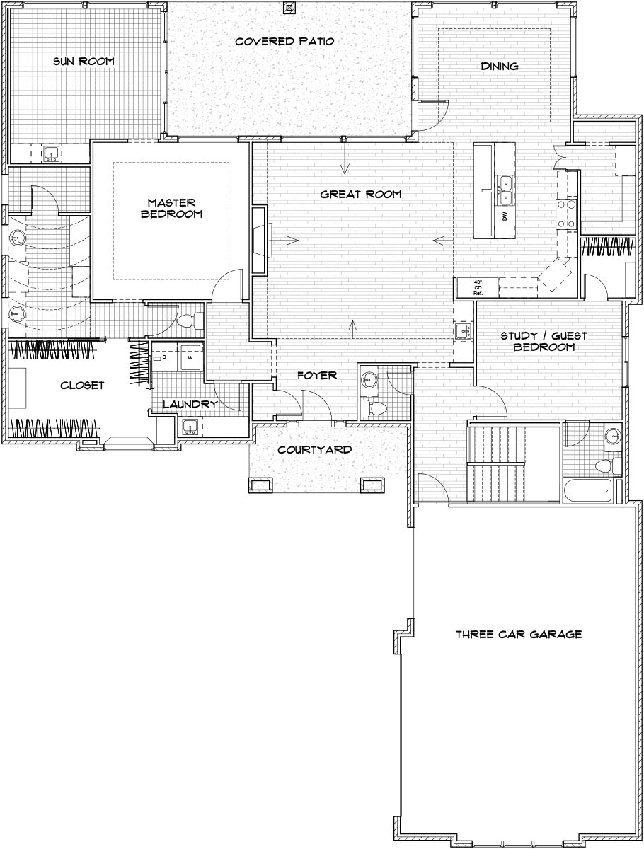 Sedona Floor Plan Main Floor