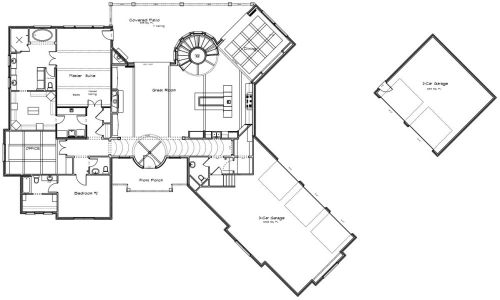 Villa Floor Plan Main Floor