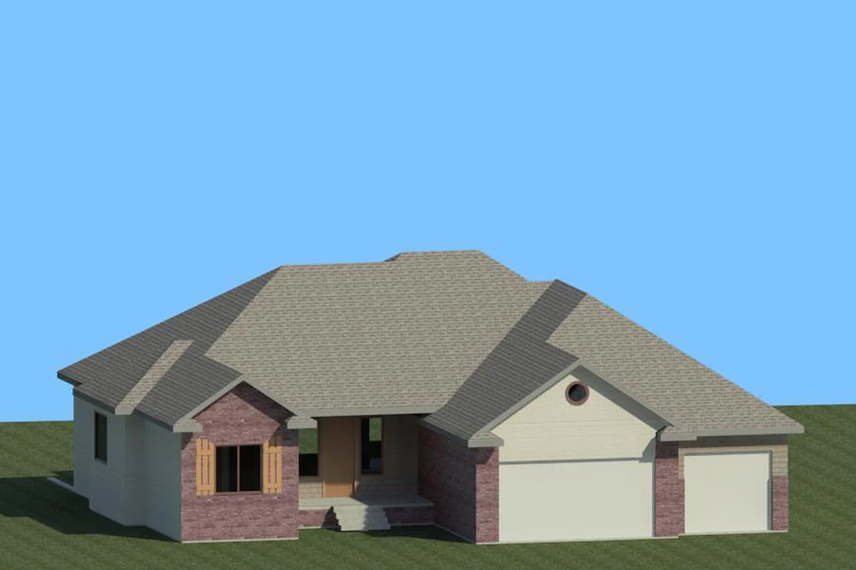Hampton custom home by Sharp Homes in Wichita, KS