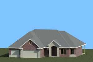 Wichita New Home Floorplan Morningside 3D Rendering