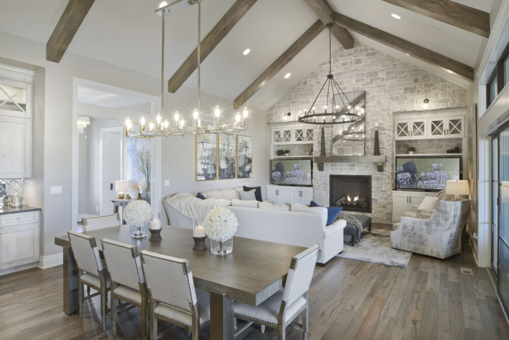 Magnolia Floor Plan Living and Dining Areas