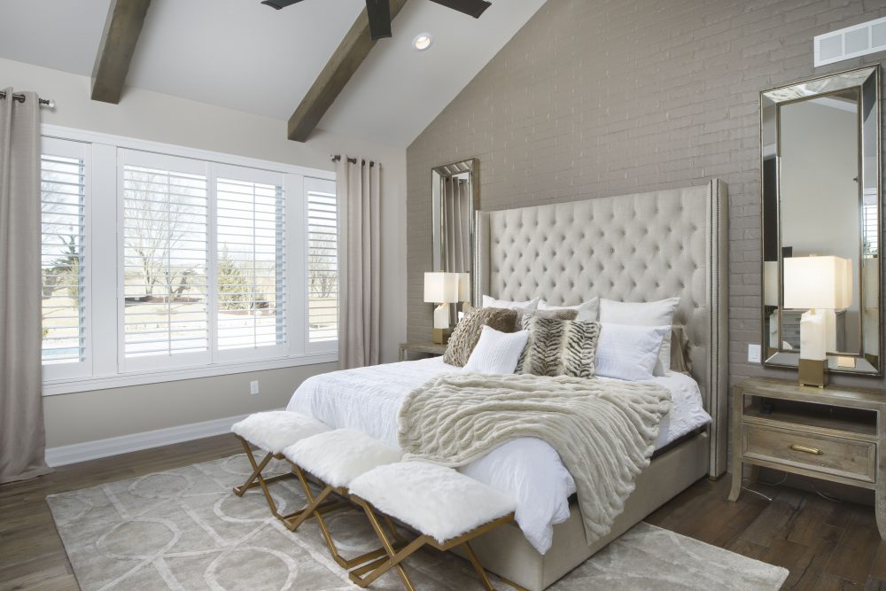 Magnolia Floor Plan Bedroom Accent Wall and Windows