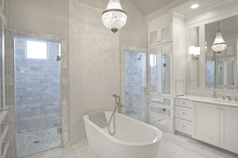 Magnolia Floor Plan Master Bathroom Walk-Through Showers