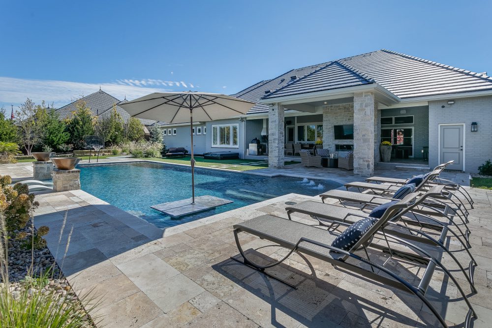 Magnolia Floor Plan Swimming Pool Outdoor Living Area