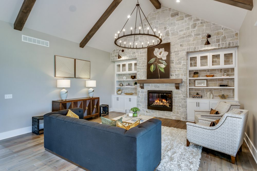 Magnolia Floor Plan Living Room Fireplace