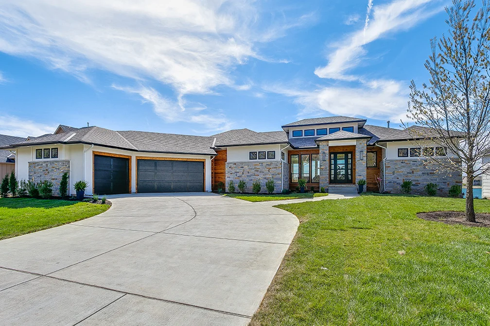 Summerset custom home by Sharp Homes in Wichita, KS