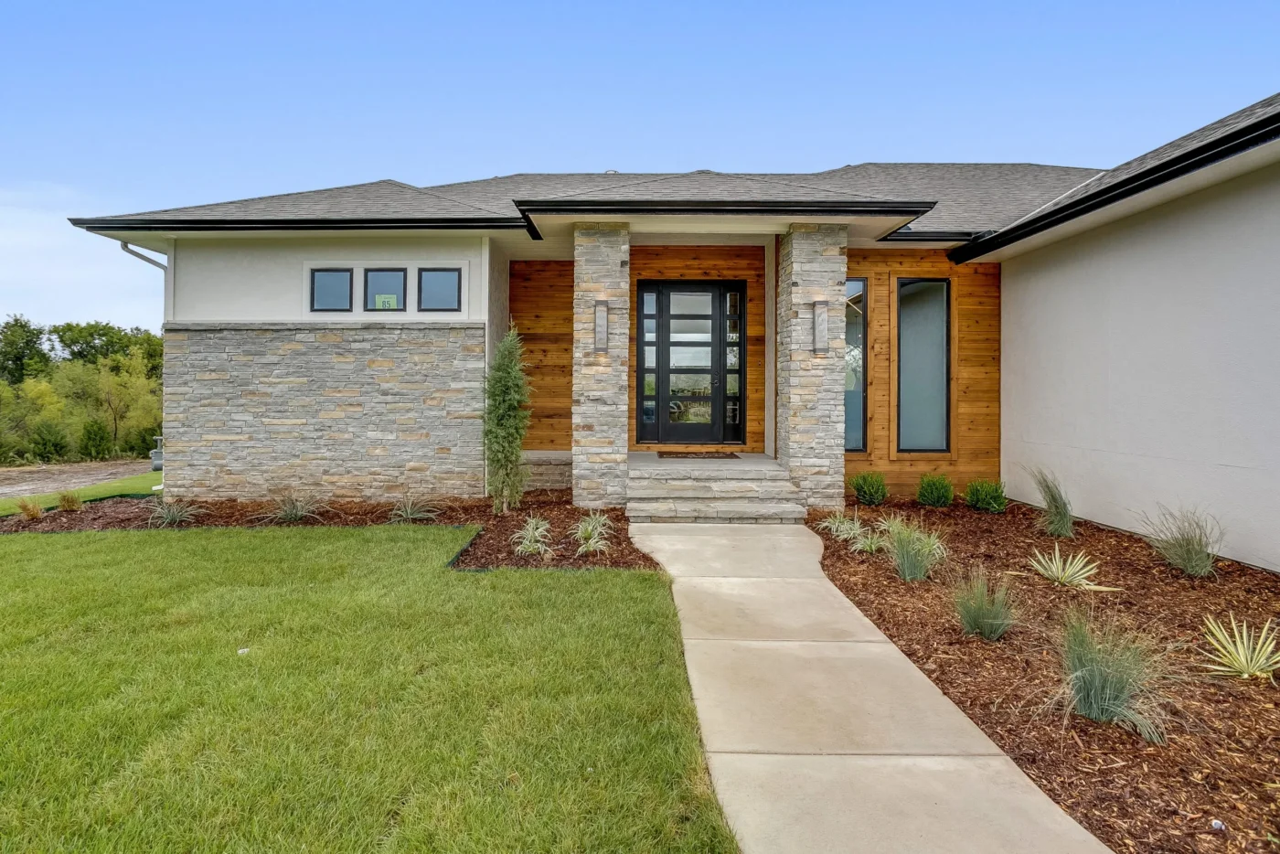Mandalay Prairie Style Front of Home