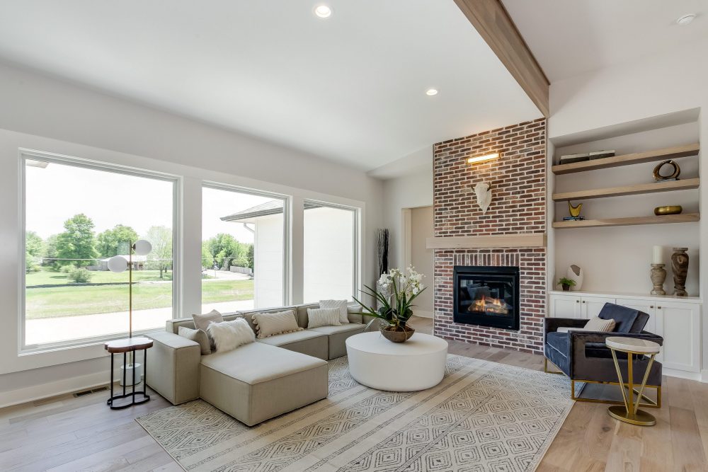 Summerset Terrace Prairie Living Room Fireplace