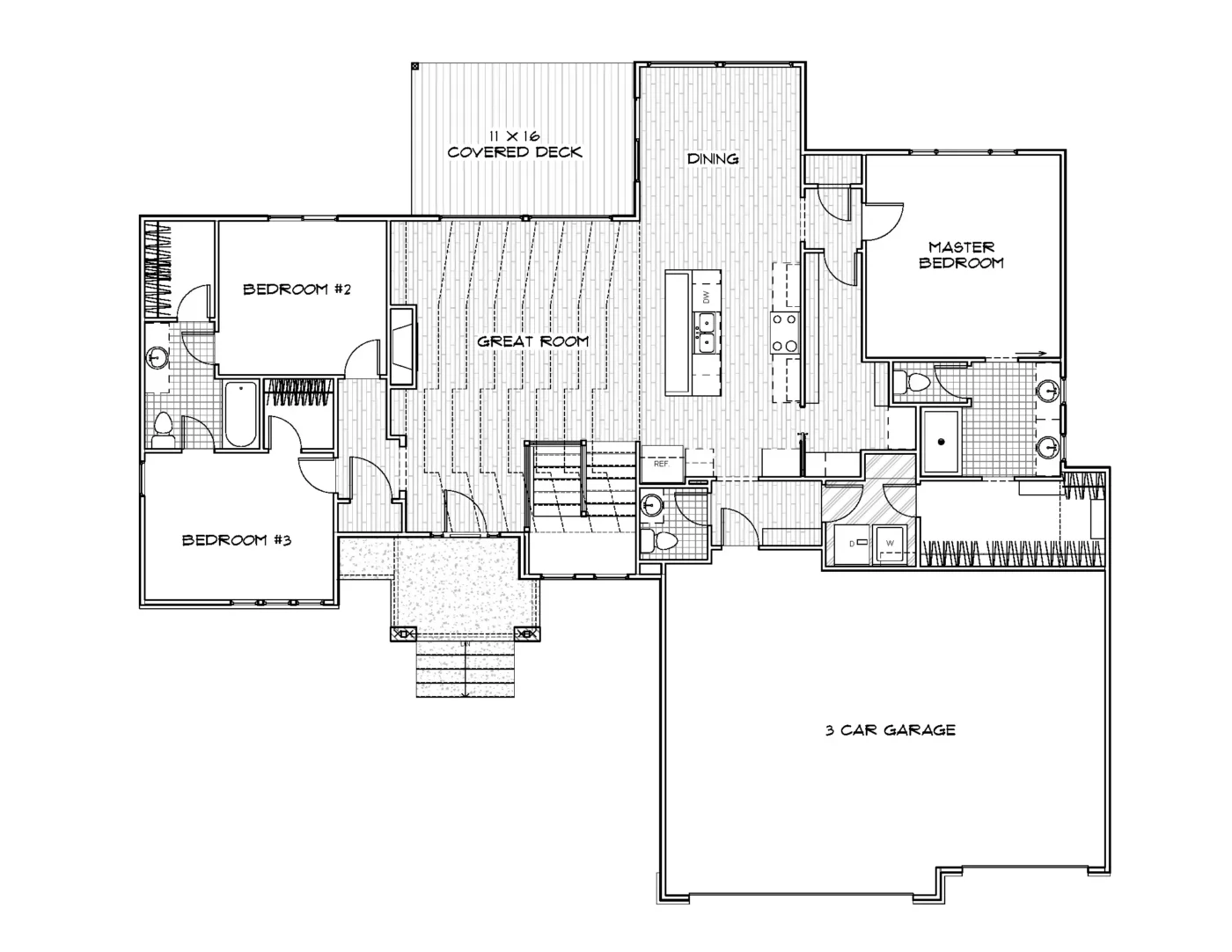 Mandalay Prairie Style Floor Plan