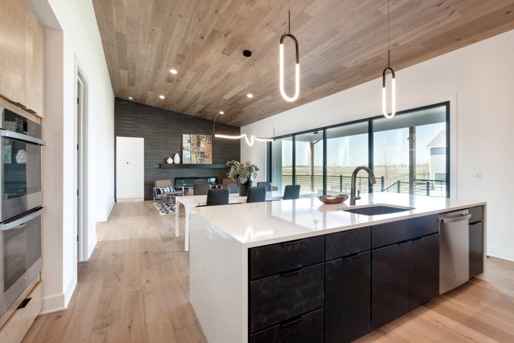 Gunnison Floor Plan Kitchen to Living Area