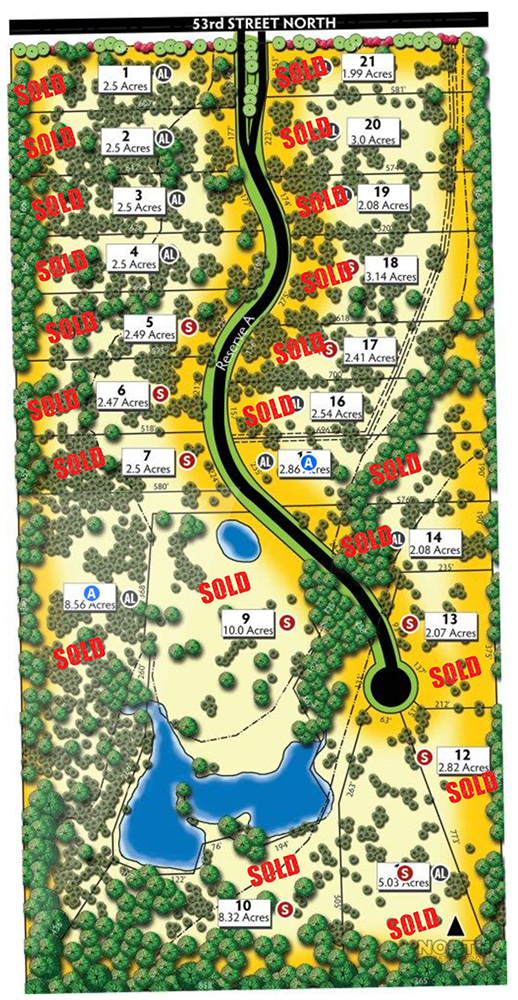 Lakewood Hills plat map