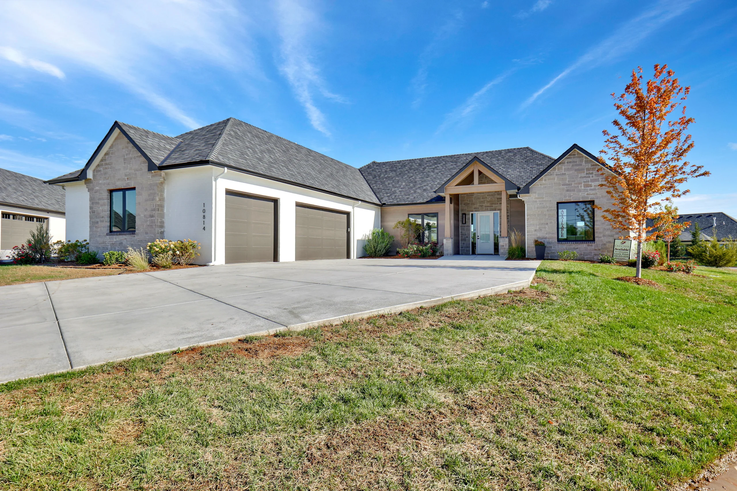 Steeplechase Patio custom home by Sharp Homes in Wichita, KS