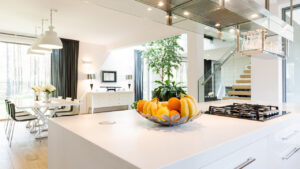 Modern Kitchen With Helpful Home Features In Wichita Ks